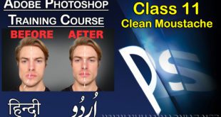 Clean Moustache in photoshop