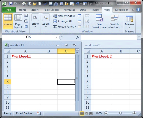 Working With Multiple Worksheets Within A Workbook Excel 2007