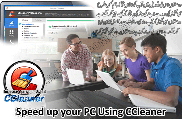 Speed up Your PC Cover in Urdu