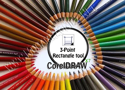 Three Point Rectangle Tool in Corel Draw