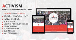 Political Activism Theme Preview