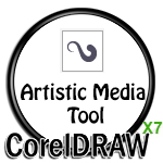 Artistic-Media-Tool-Icon-in-CorelDRAW-X7