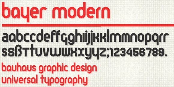 Bayer Modern Font cover | Muhammad Niaz Bayer Modern Font