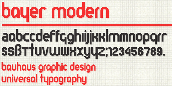 Bayer Modern Font 