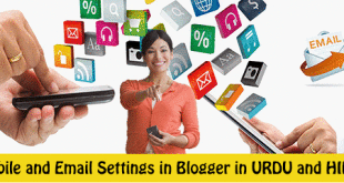 Blogger Mobile and Email Cover