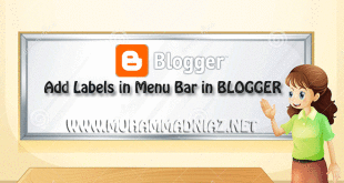 Adding Labels in Navigation Menu Logo