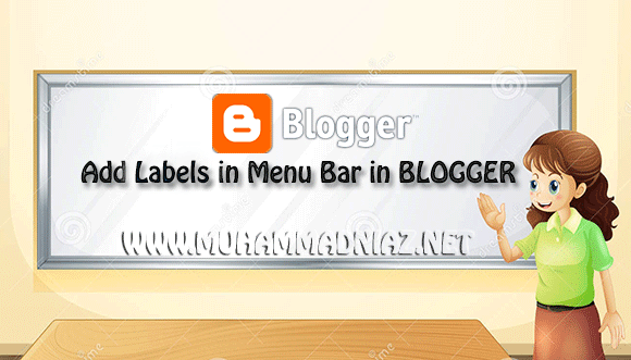 Adding Labels in Navigation Menu Logo