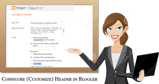 Change Blogger Header Image Cover