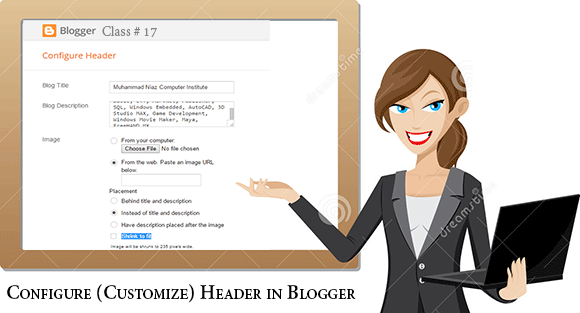Change Blogger Header Image Cover