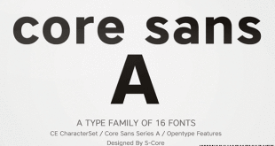 Core Sans A Font Cover