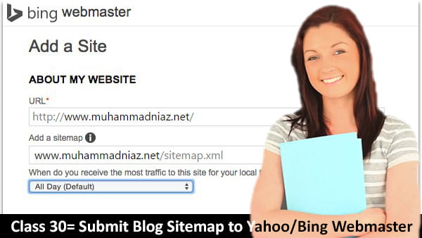 Submit Blog Sitemap to Yahoo Bing Webmaster Tools Cover