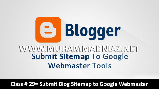 Add Blogger Sitemap to Google Webmaster tools Cover