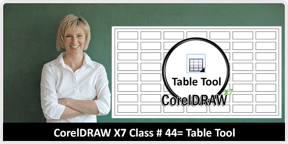 CorelDRAW Table Tool icon Image