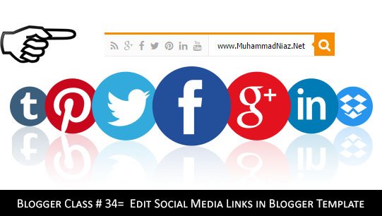 Header Social Media Icon Cover Add Social Media Links