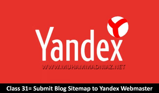  Submit Blog Sitemap to Yandex Webmaster tools Cover