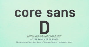 Core Sans D Font Cover