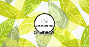 Edit anchor tool from CorelDRAW