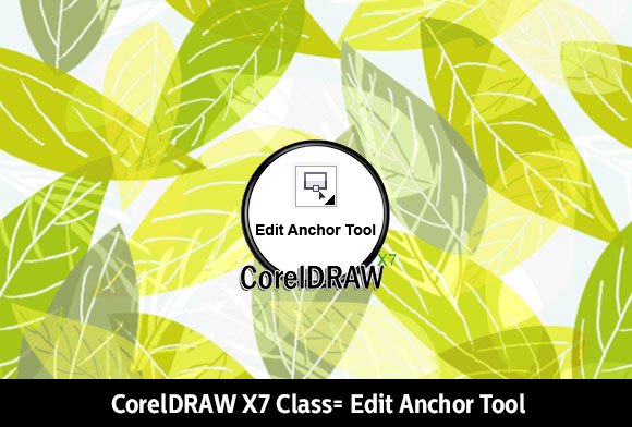 Edit anchor tool from CorelDRAW