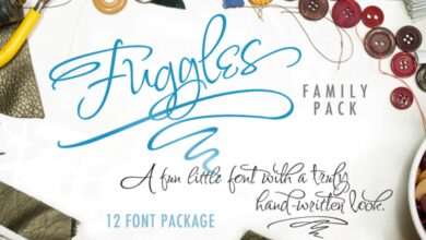 Fuggles Font Family Cover | Muhammad Niaz Fuggles Font Family Preview