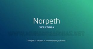 Norpeth Font Family Cover Preview