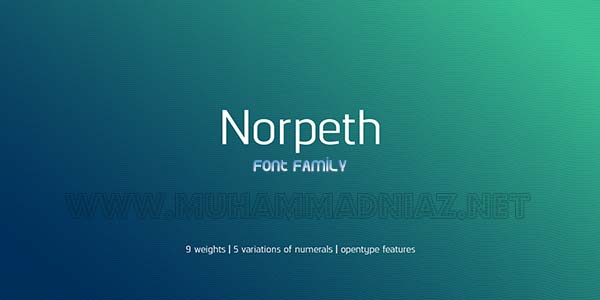 Norpeth Font Family Cover Preview
