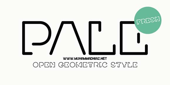 Pale Preview Font Cover