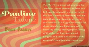Pauline Didone Font Family Cover Preview