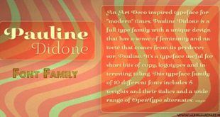 Pauline Didone Font Family Cover Preview