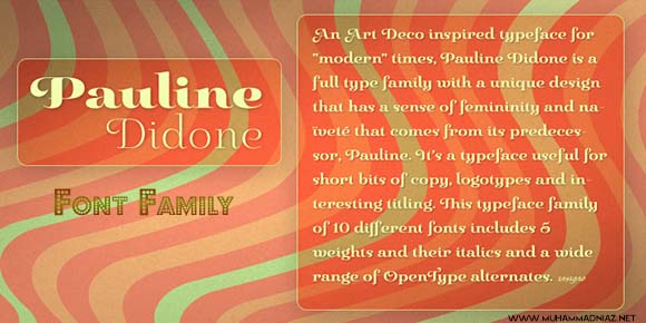 Pauline Didone Font Family Cover Preview