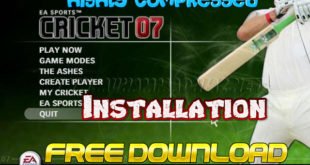 EA Sports Cricket 2007 Installation Cover