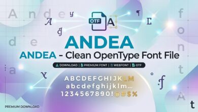 Andea Clean Font