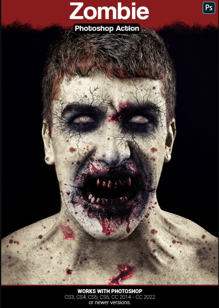 Zombie Photoshop Action